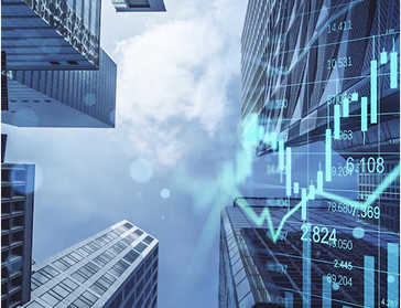 Modern city finance district