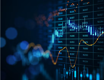 Financial market chart